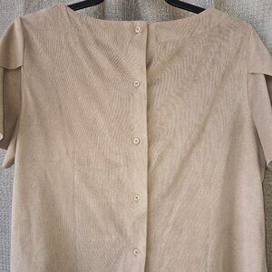 Mango brand M taupe top